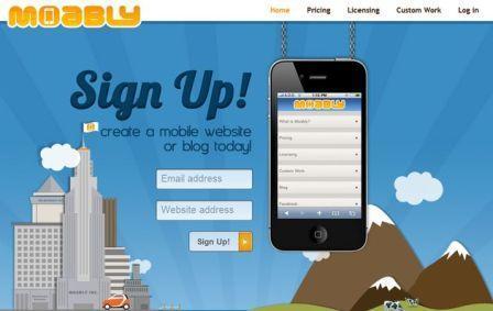 Moably Moably, Crear una version movil de una pagina web