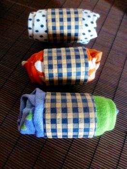 Cómo hacer unos sencillos organizadores de calcetines