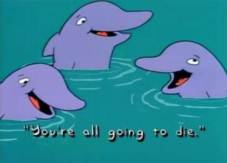 delfines los simpsons, dolphins the simpsons