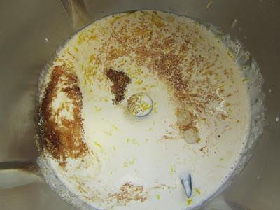 Pudin de pan y peras