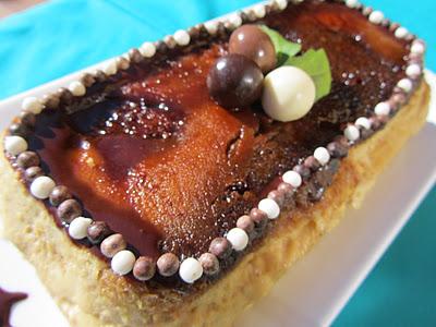 Pudin de pan y peras