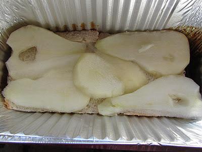 Pudin de pan y peras