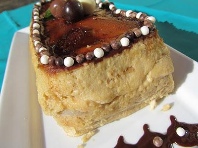Pudin de pan y peras