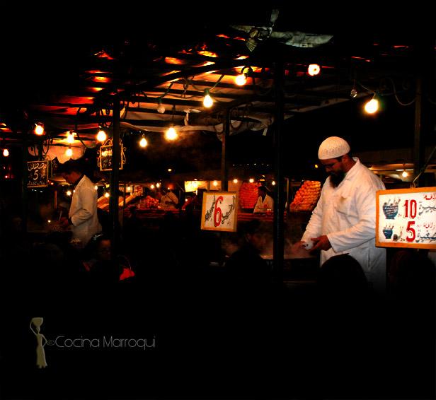 Babbouches (Hawcha) Jmna El Fna – Caracoles a la Marroquí - Escargots a la Marrocaine