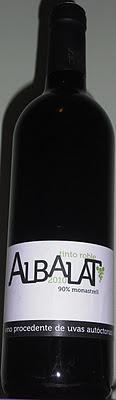 Albalat Roble 2010, de Bodega La Encina