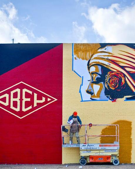 Nuevos murales de Shepard Fairey en Dallas