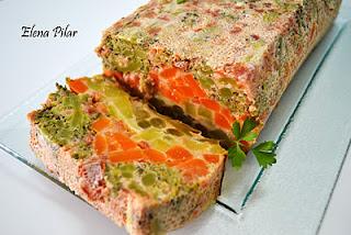 Pastel de Verduras muy ligero