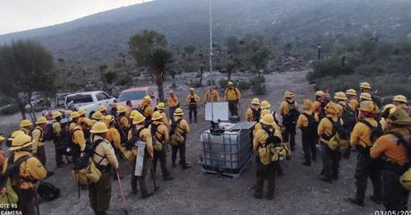Control total del incendio en La Peña de Matehuala tras intensos esfuerzos de brigadistas