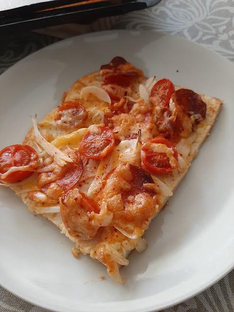 KETO PIZZA DE BASE DE POLLO