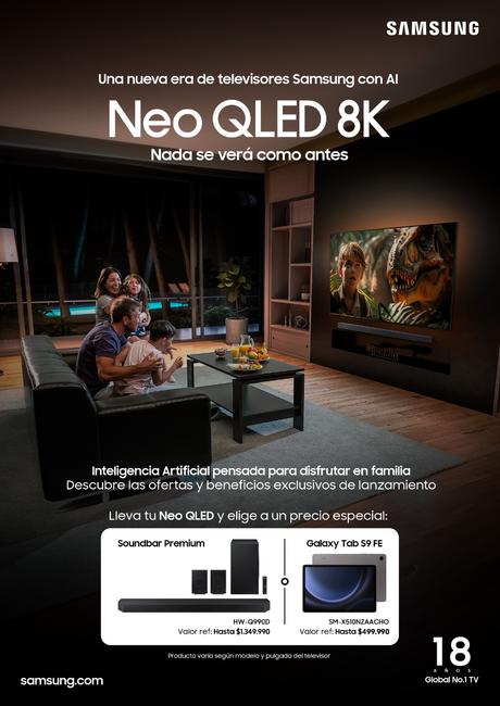 Neo QLED 8K hará que tus películas, programas y videos caseros antiguos se vean mejor