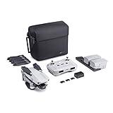 DJI Mavic Air Combo 2 Pack Drone Quadcopter UAV con Cámara de 48MP 4K Video 1/2 pulgadas CMOS Sensor de Cardán de 3 Ejes, Sin Tarjeta, Sin Care Refresh, Tiempo de Vuelo 34 min, ActiveTrack 3.0, Gris