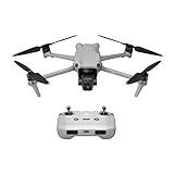DJI Air 3 (DJI RC-N2), dron con dos cámaras: gran angular y teleobjetivo medio, 46 min de tiempo máx. de vuelo, detección de obstáculos omnidireccional, vídeo HDR 4K/60 fps, O4, Certificado C1