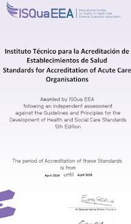 ITAES: ¡Nuevamente, #ISQua acreditó los #Estandares Itaes por cuatro años!