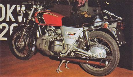 DKW W2000 o Hercules W2000, una motocicleta con motor Wankel
