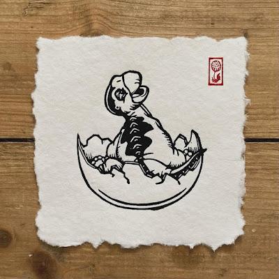 Los linograbados dinosaurianos de Christophski