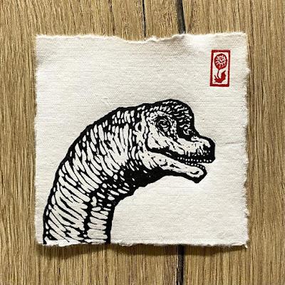 Los linograbados dinosaurianos de Christophski Los linograbados dinosaurianos de Christophski