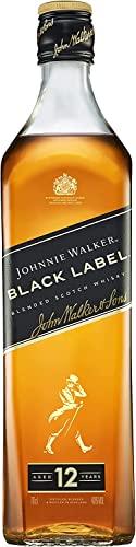Johnnie Walker, Black label, Whisky escocés blended 12 años, 700 ml
