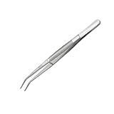 Pinzas de Acero Inoxidable, Máquina de Coser Pinzas, Pinzas de Codo de Acero Inoxidable, Pinzas Curvas, con Puntas Dentadas de Precisión