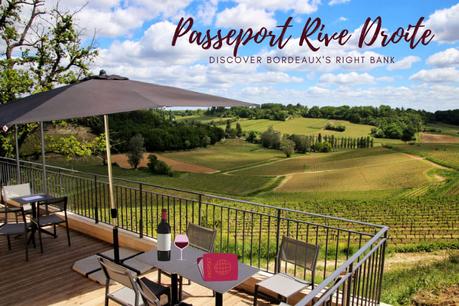 Descubra la margen derecha de Burdeos con el Passeport Rive Droite El bar con terraza del Château La Croizille con vistas a sus viñedos en terrazas