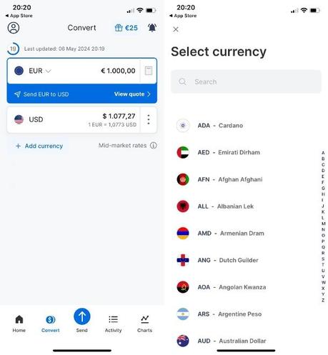 Cómo convertir dinero