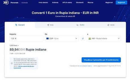 Cómo convertir dinero