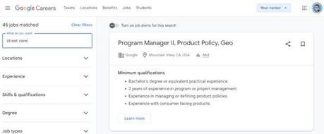 Cómo trabajar para Google