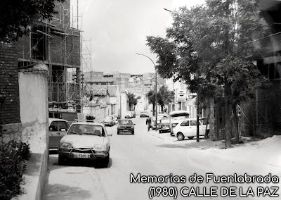 Calle de la Paz en 1980