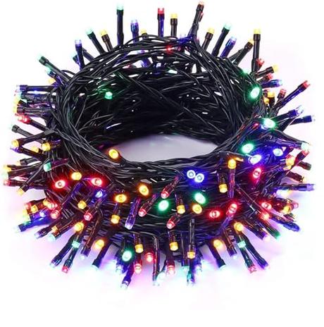 Genérico Home Solazzia - Luces de Navidad, Luces Blanco Colores y Calído con 2/3.5/7/9.8/9/12/15M Luces de Arbol de Navidad, Luz Cadena Ligera para Navidad, Interior, Boda, Fiesta - (100 LED 7M)