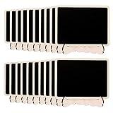 AmazonBasics Wood Mini Chalkboards Signs with Support Easels, 20 Pack
