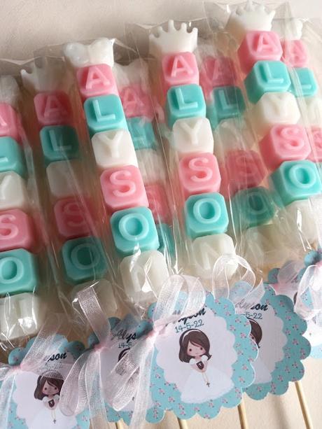 Jabones nombre personalizados letras