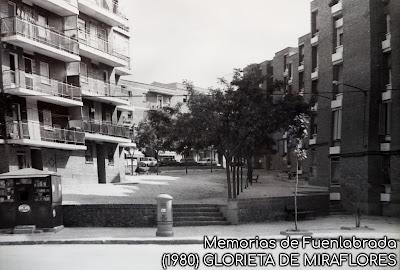Glorieta de Miraflores en 1980