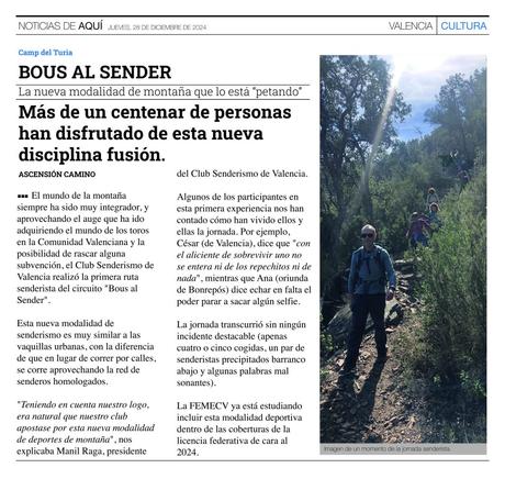 La nueva modalidad de senderismo