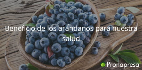 Beneficio de los arándanos para nuestra salud