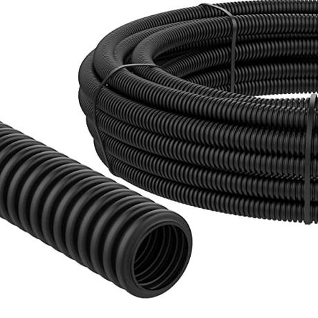 AUPROTEC Tubo Corrugado 2 5 10 25 o 50 m Tubería Flexible no ranurado Tubo Protector de Cables: (Ø Interno 10 mm, 5m Metros)