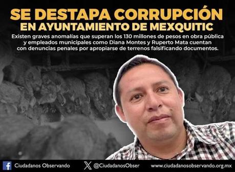 Acusaciones de corrupción y opacidad en el ayuntamiento de Mexquitic de Carmona, SLP