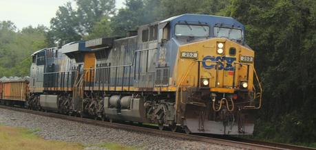 Trenes de CSX Transportation junto a la US 301