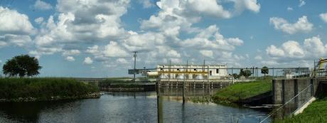 Estación de bombeo en Broward County donde concluye la primera parte del recorrido