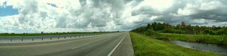 State Road 60 entre las reservas de Fort Drum y Blue Cypress