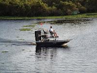 Airboat en el Camp Holly