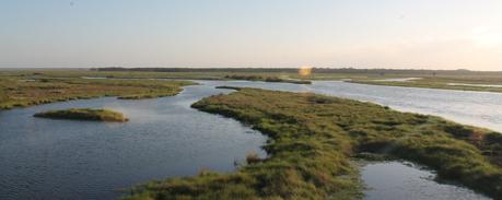 Saint Johns River desde el puente entre los condados de Volusia y Seminole Saint Johns River desde el puente entre los condados de Volusia y Seminole