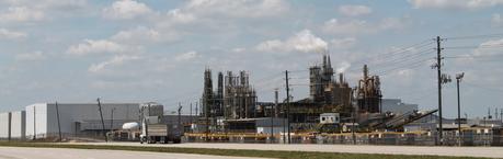 Planta de procesamiento de naranjas