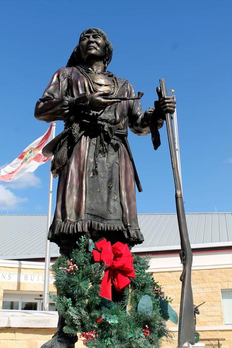 Líder guerrero en el Veterans Memorial