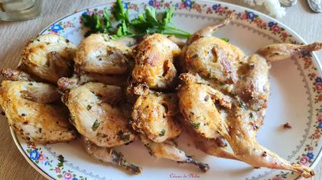 Codornices en airfryer