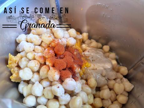 Hummus de batata asada Hummus de batata asada