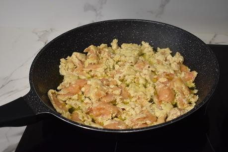 Berenjenas rellenas de pollo y verduras