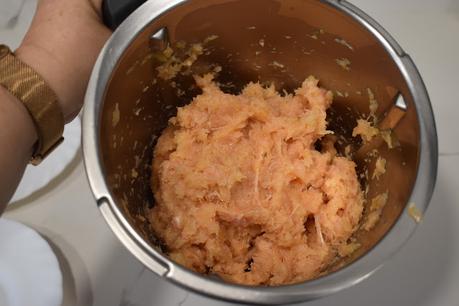 Berenjenas rellenas de pollo y verduras