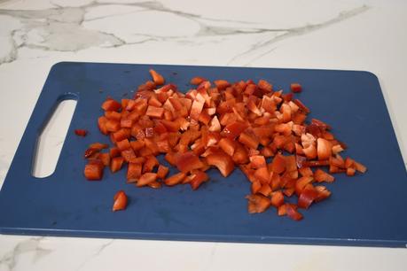 Berenjenas rellenas de pollo y verduras