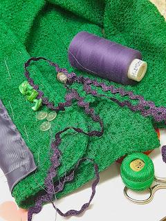 CHAQUETA + FALDA + TOP CON PEPLUM💗💜💚