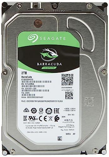 Seagate Technology 2000GB ST2000DM008 Barracuda - Unidad de Disco Duro Interna Tamaño Único, Plata