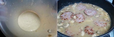 Hamburguesas con salsa de champiñones Hamburguesas con salsa de champiñones